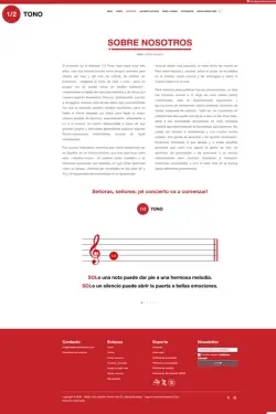 Diseño web Certamen flamenco
