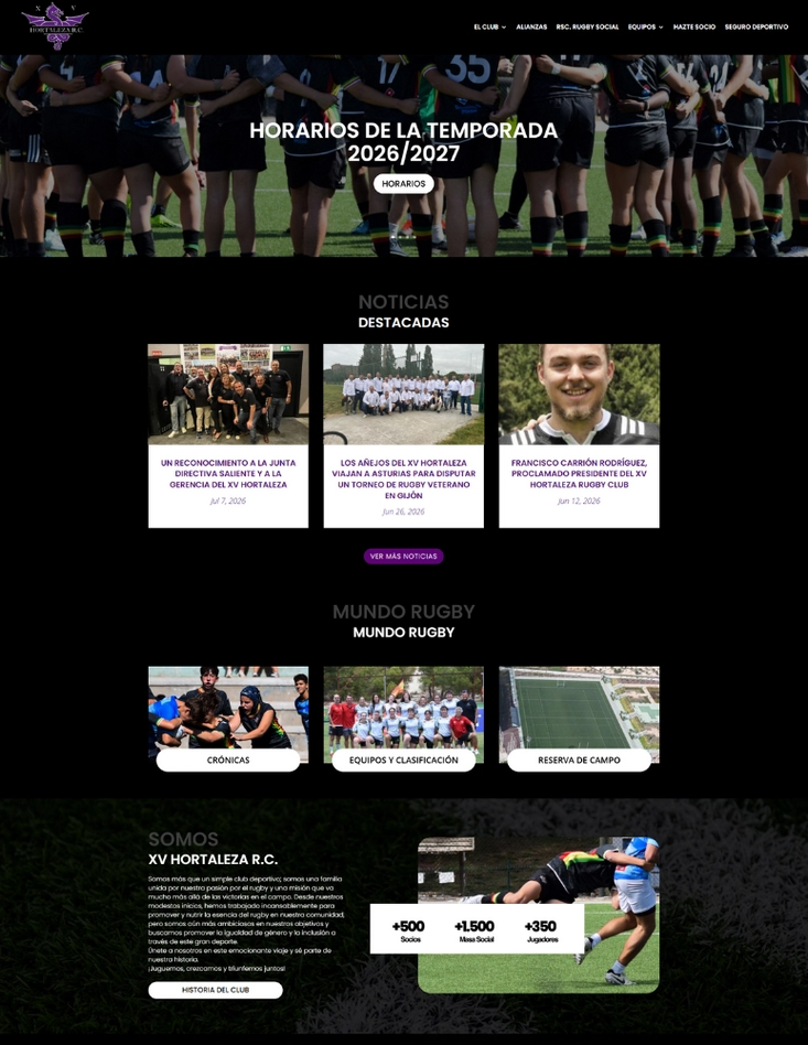 Web XV Hortaleza Rugby
